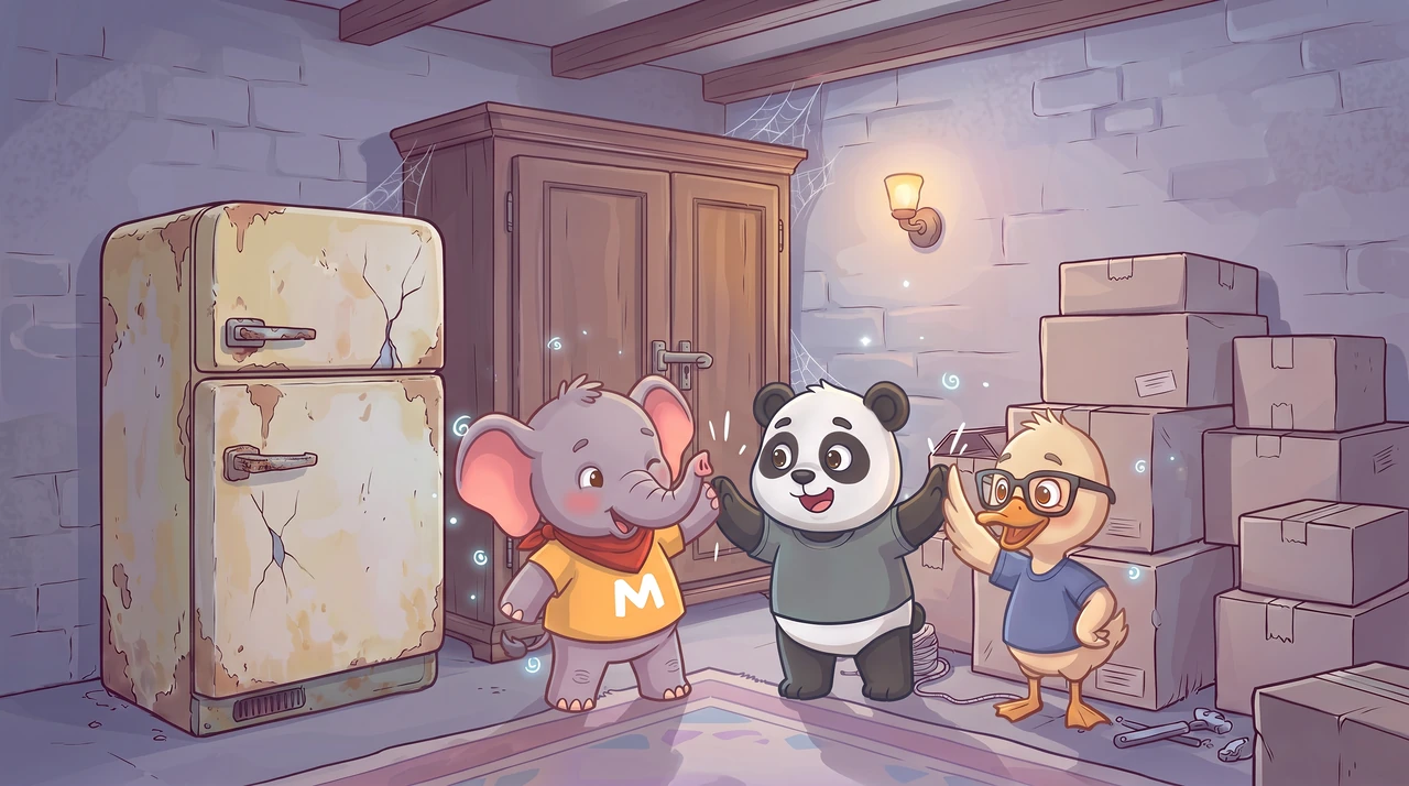 MoMo and friends sharing a happy moment after an adventure